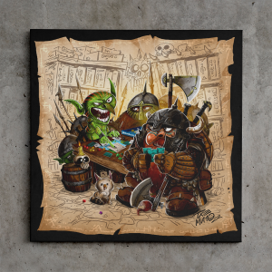 Canvas 30x30 Board Gamer Choice