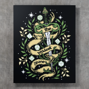 Canvas 30x40 Dice World 